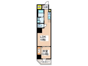 URBAN PARK難波南の物件間取画像